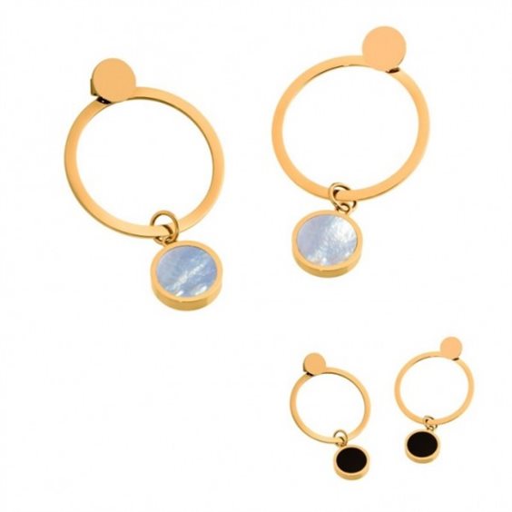 Orecchini Marlù Donna Woman Chic in Acciaio 2OR0038G - 2OR0038G